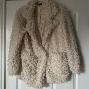 Kendall and Kylie faux fur jacket